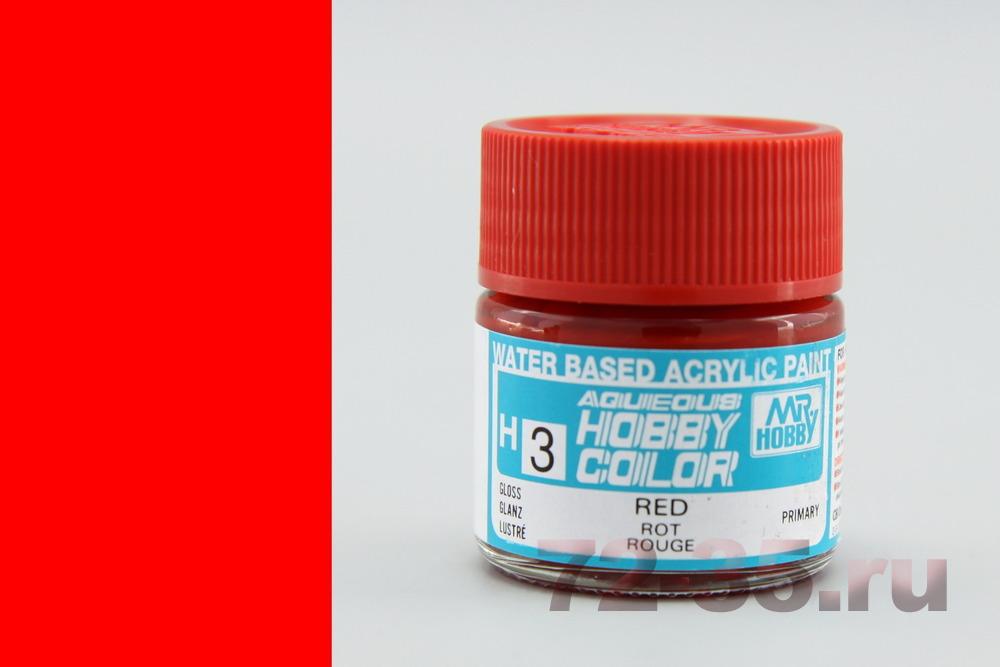 Краска Mr. Hobby H3 (красная / RED)