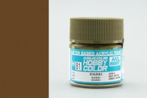 Краска Mr. Hobby H81 (хаки / KHAKI)