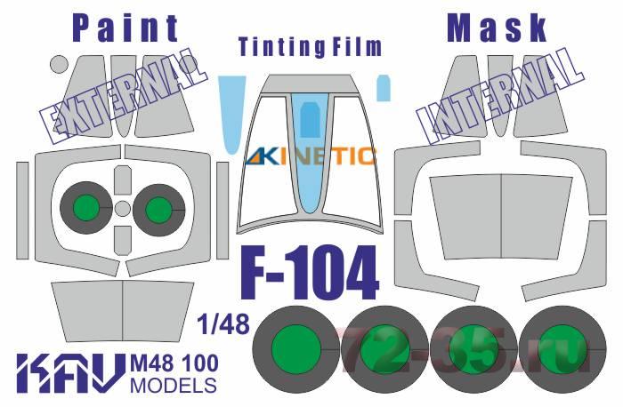 Окрасочная маска на F-104 Profi (Kinetic)